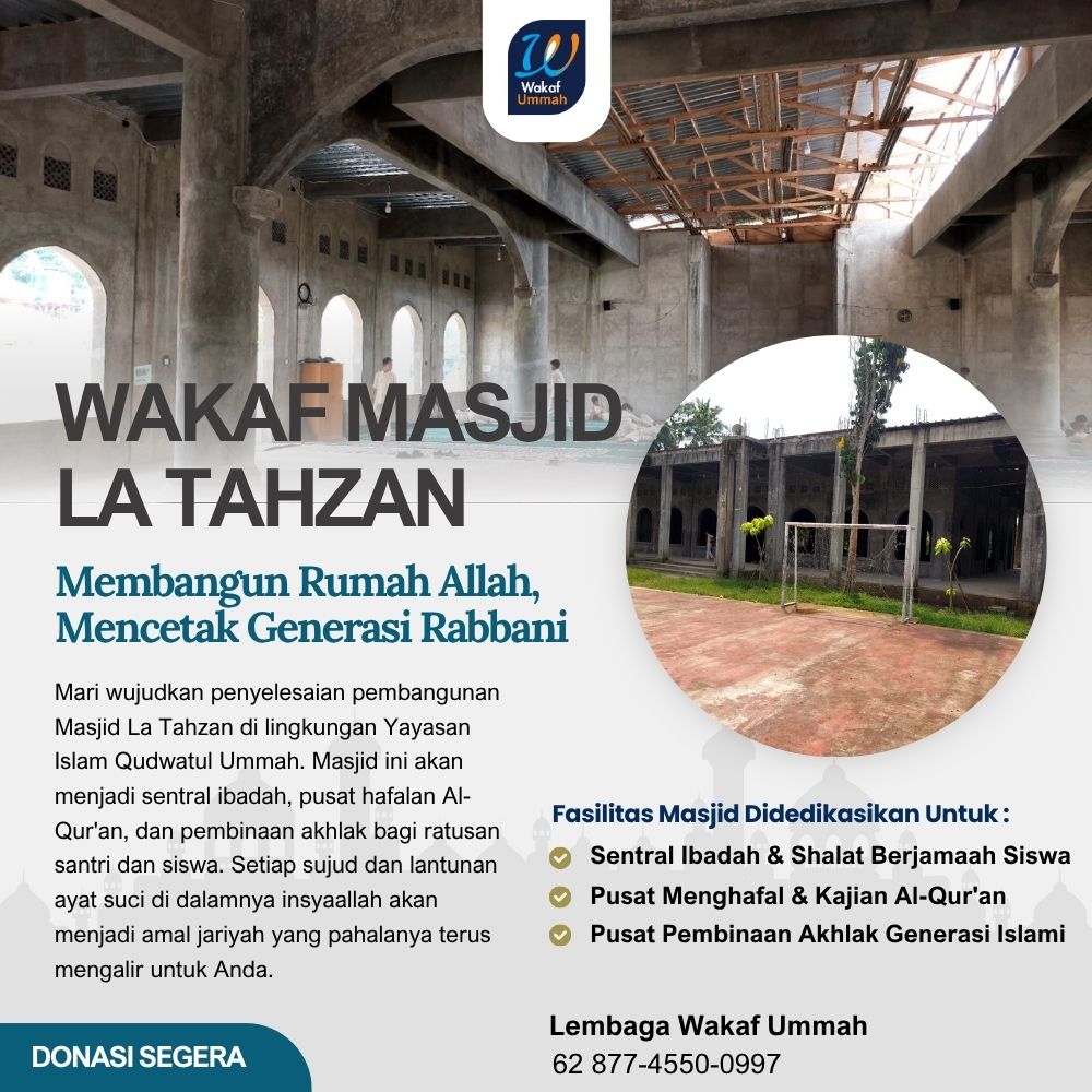Wakaf Masjid La Tahzan